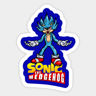 super sonic the hedgehog Sticker